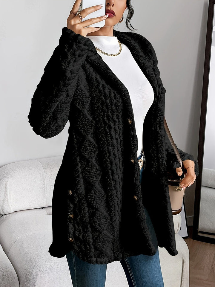 Elfrida | Women Hooded Fleece Cardigan Sweater