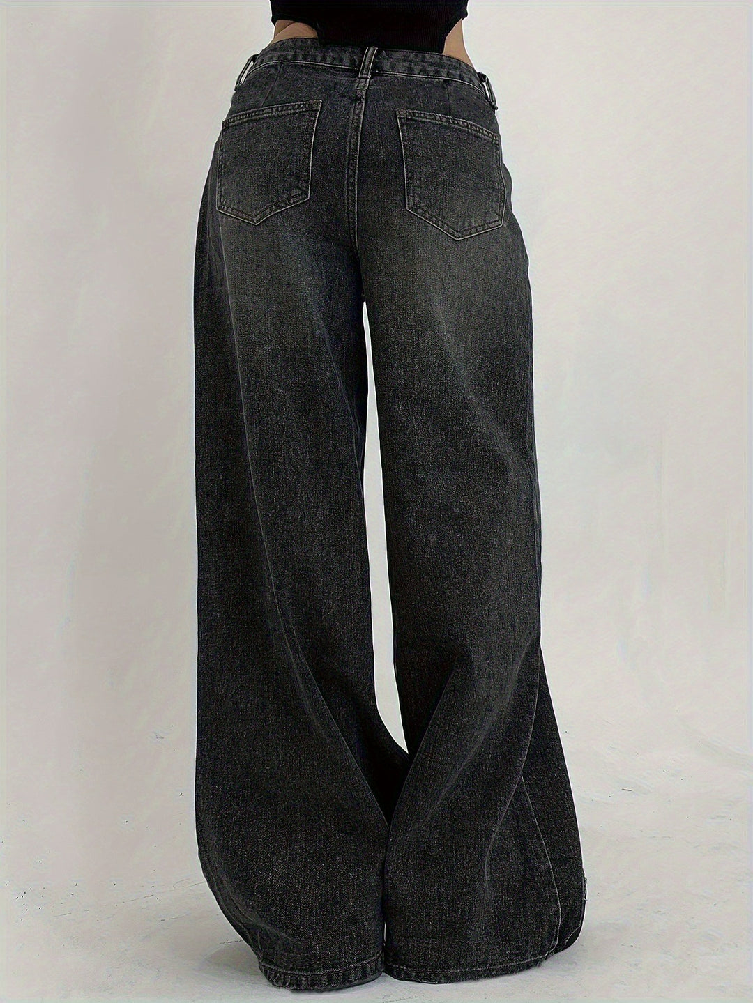 Stylish Denim Baggy Jeans for Women with Ultra Relaxed Plus Size Flowy Oversized Casual Style