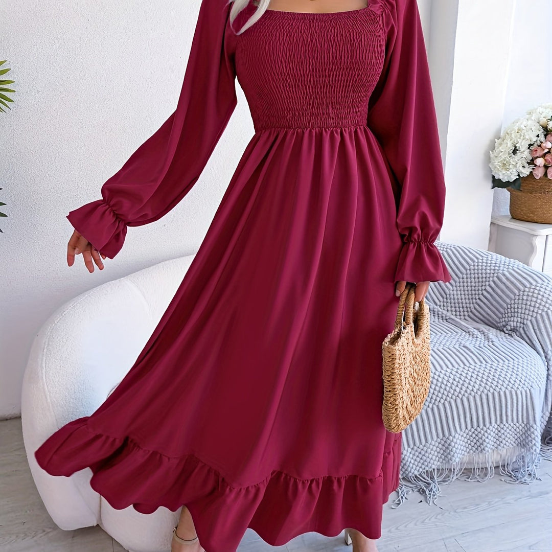 Yasmin | Women's Wedding Guest Smocked Midi Dress