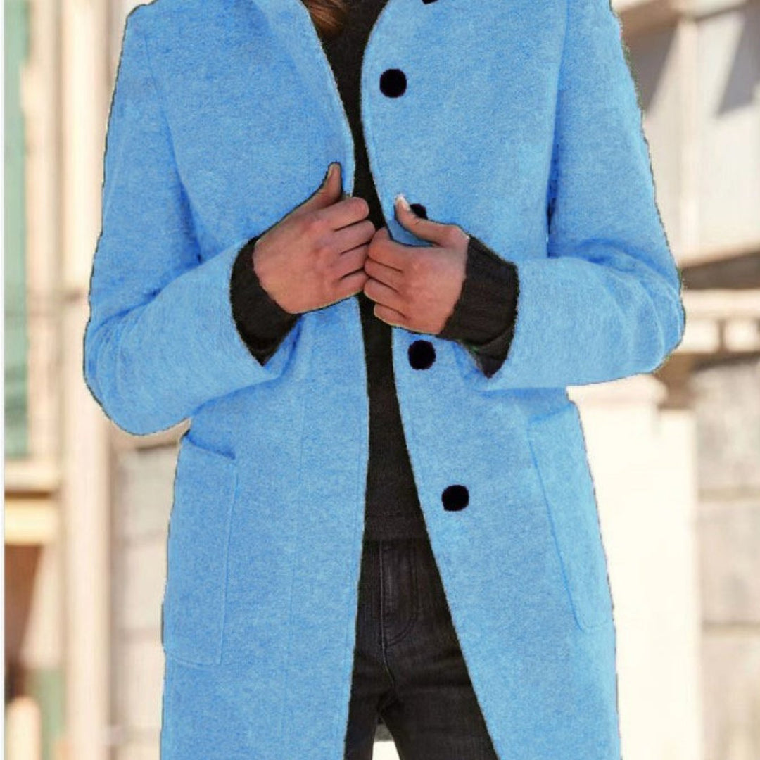 Dixie | Women's Collared Pockets Office Coat