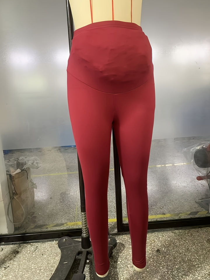 Stylish Black Knit Maternity Pants for Women with Casual Style
