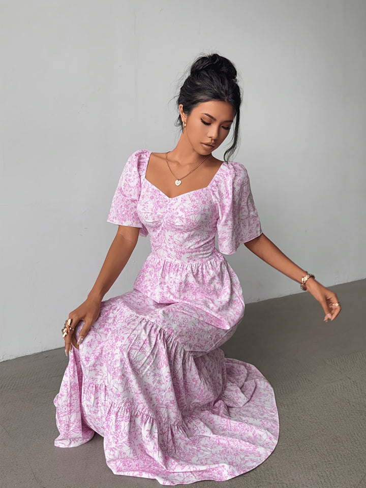 Jules | Women's Wedding Guest Floral Maxi Dress