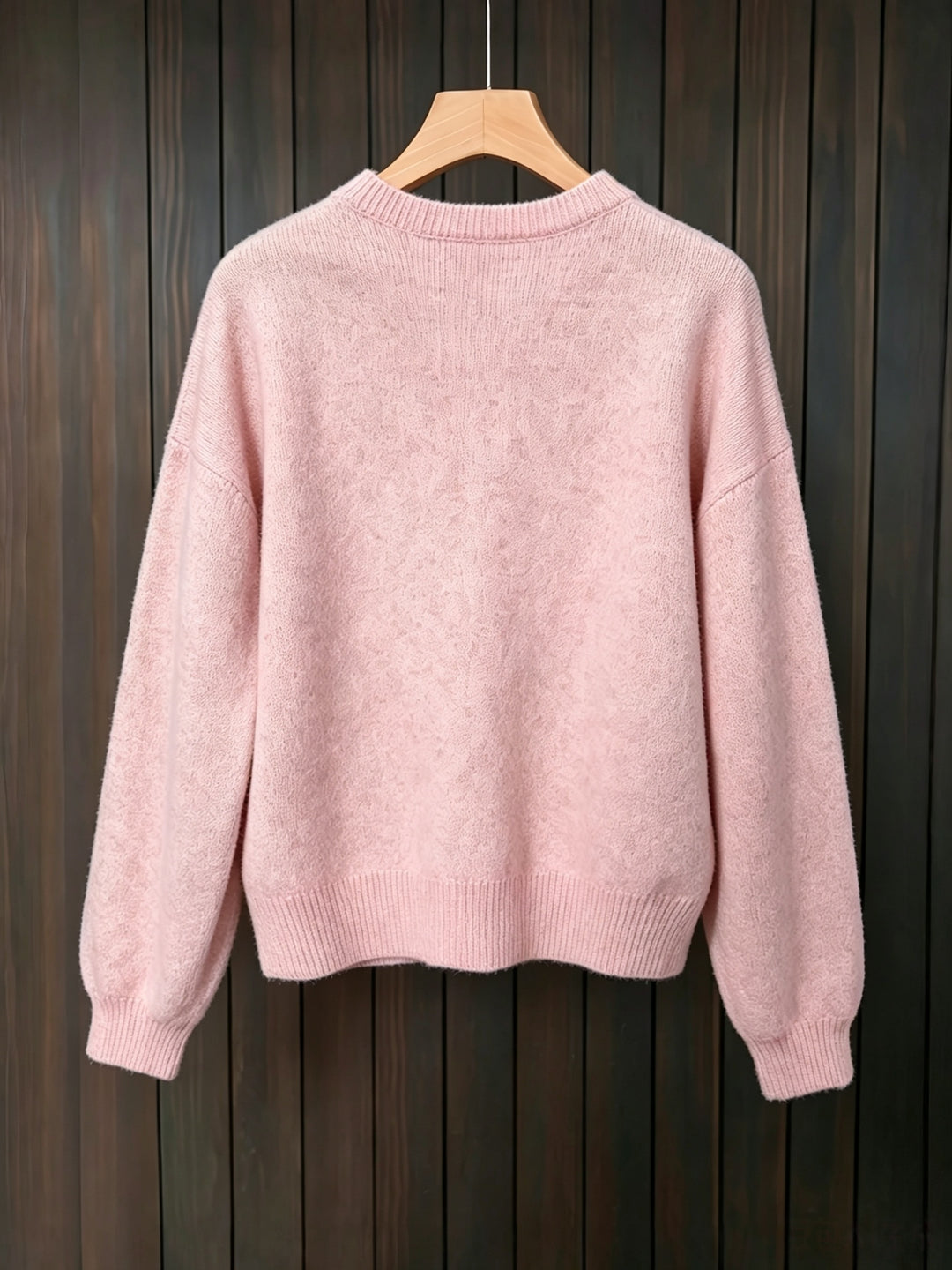 Emily | Women's Knit Crew Neck Long Sleeve Casual Cardigan