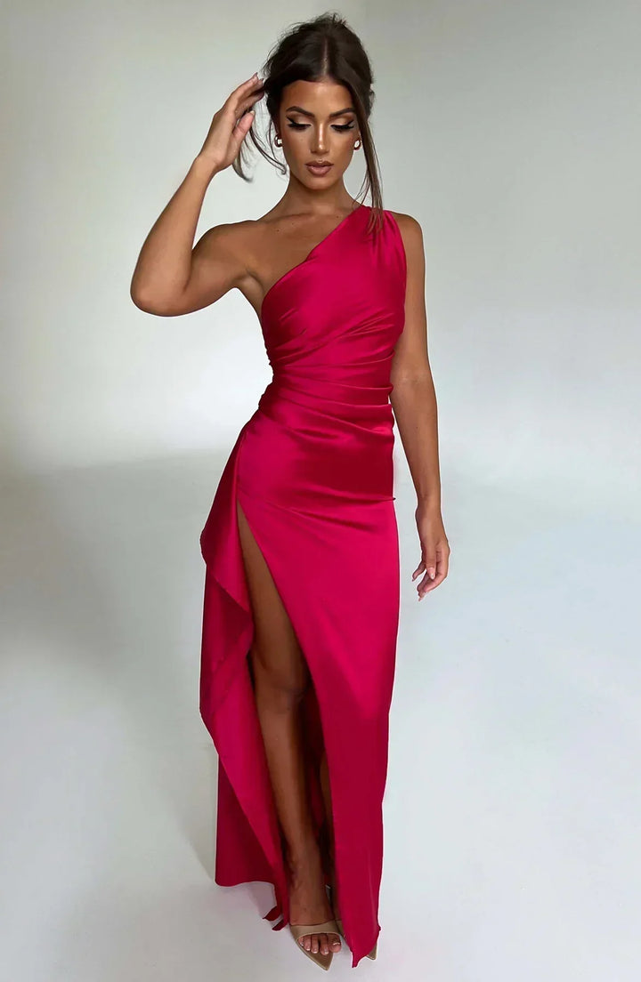 Malina | Women One Shoulder Winter Formal Dress