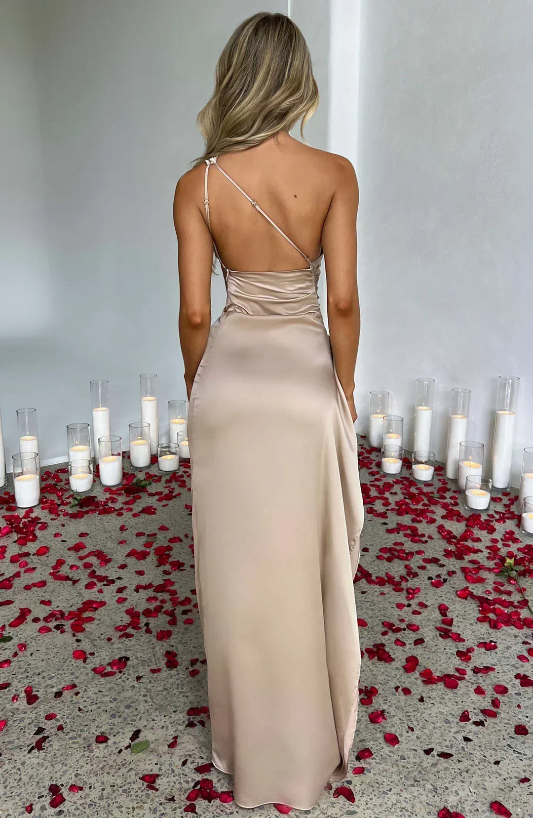 Malina | Women One Shoulder Winter Formal Dress