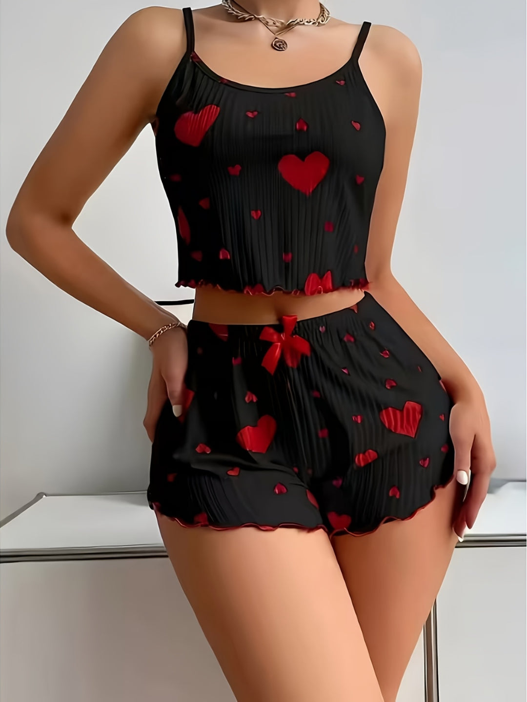 Annabelle | Women's Knit Casual Pajama Set