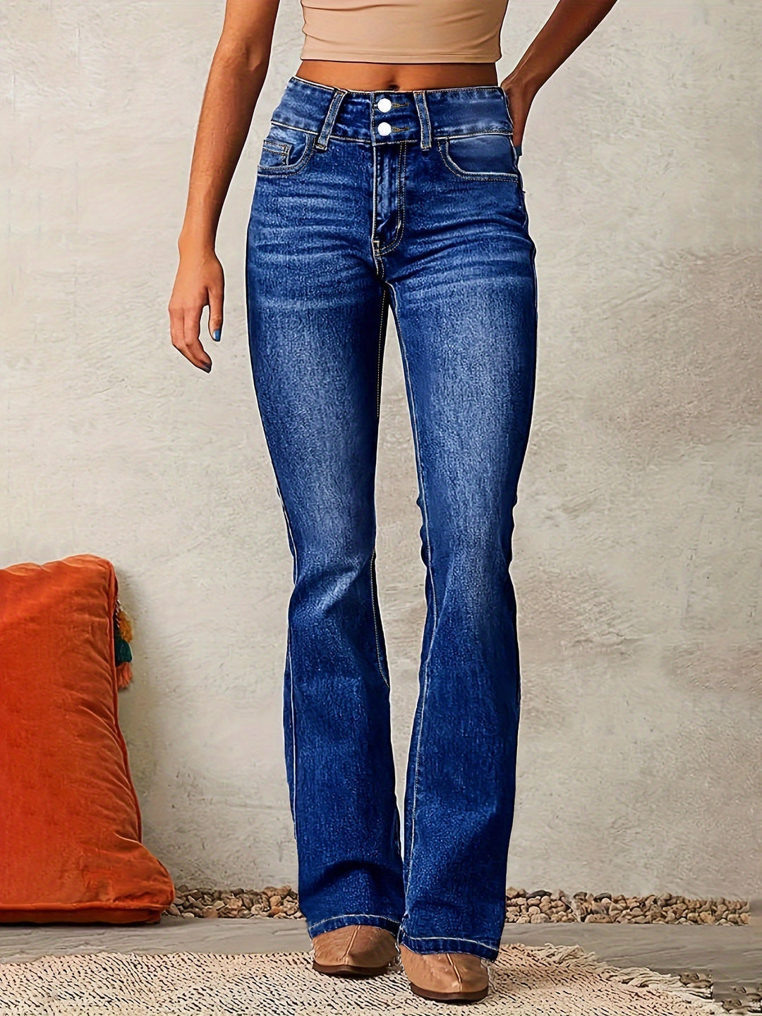 Cecilia | Women's Denim Wide Leg Casual Relaxed Jeans