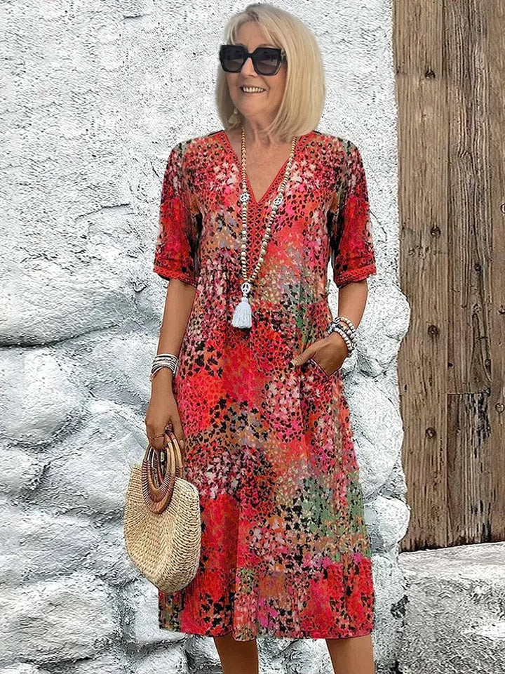 Frankie | Women's Floral Midi Sundress