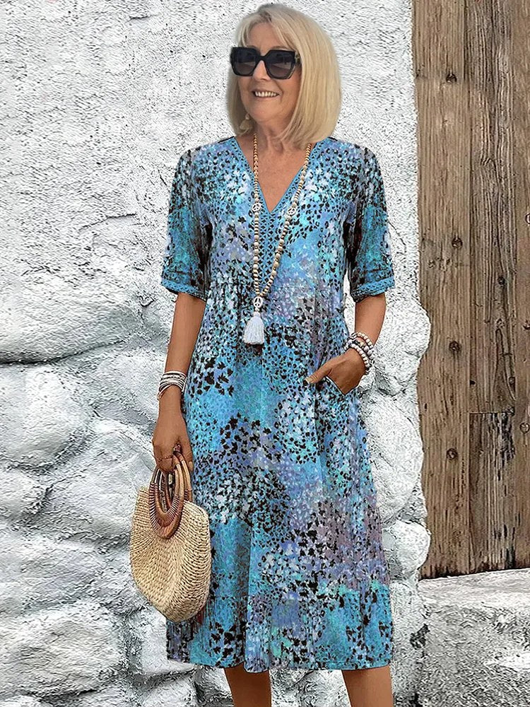 Frankie | Women's Floral Midi Sundress