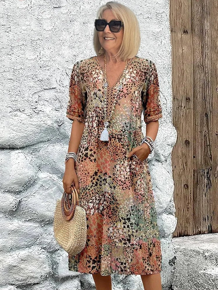 Frankie | Women's Floral Midi Sundress
