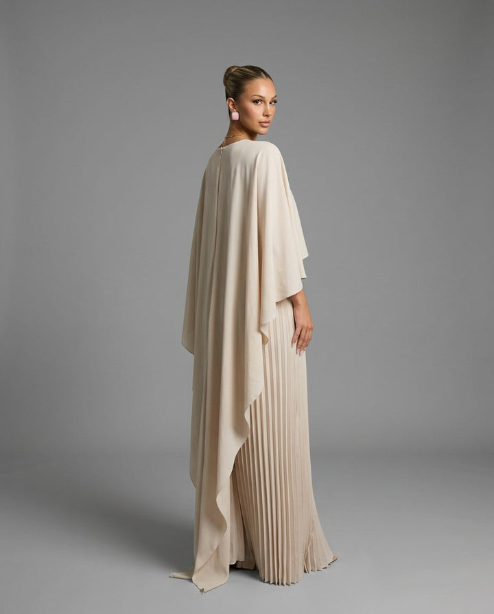 Bertille | Women Cape Overlay Wedding Guest Dress