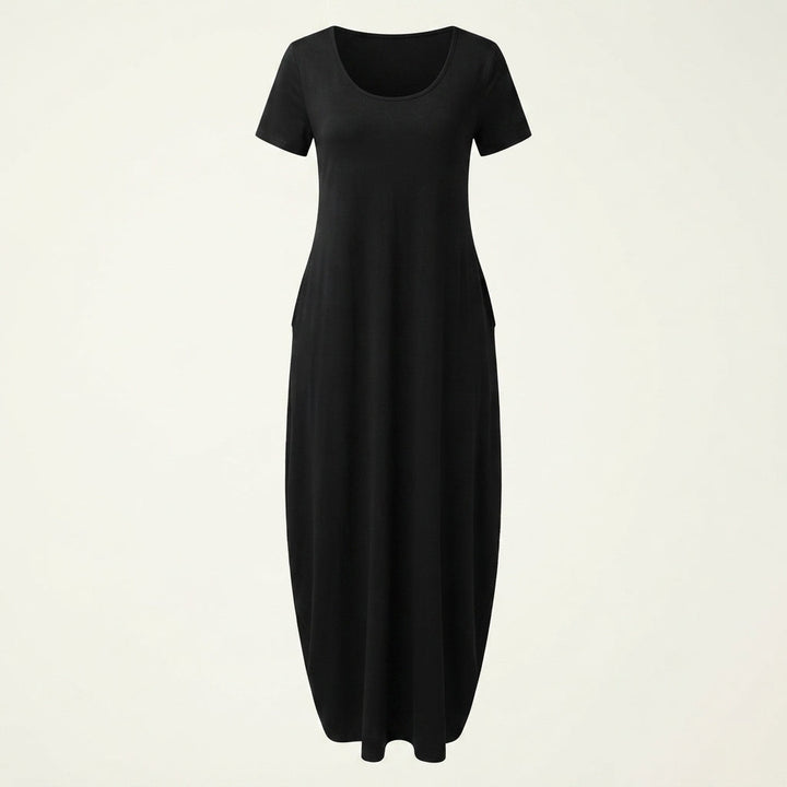 Hilda | Women V Neck Pocket Maxi Dress