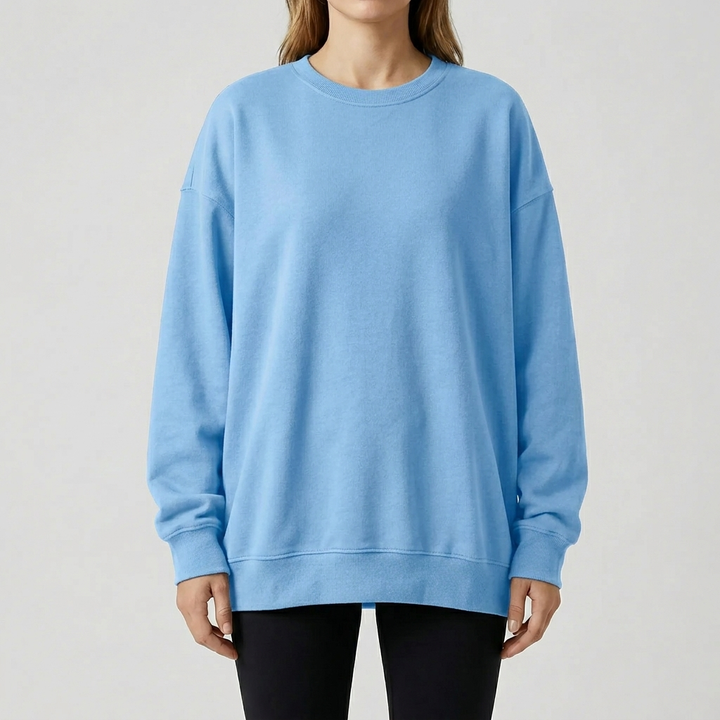 Capri | Women's Drop Shoulder Crew Neck Cardigan Sweater