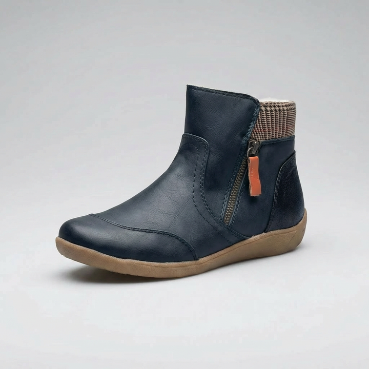 Winifred | Women's Mid Ankle Zip Up Waterproof Boots