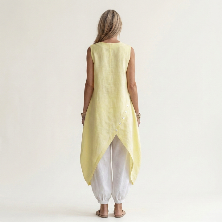 Cynethryth | Women Asymmetric Tunic Pants Set