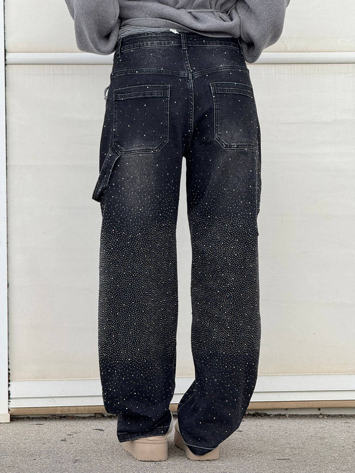 Galilea | Women's Denim Wide Leg Pockets Casual Relaxed Jeans