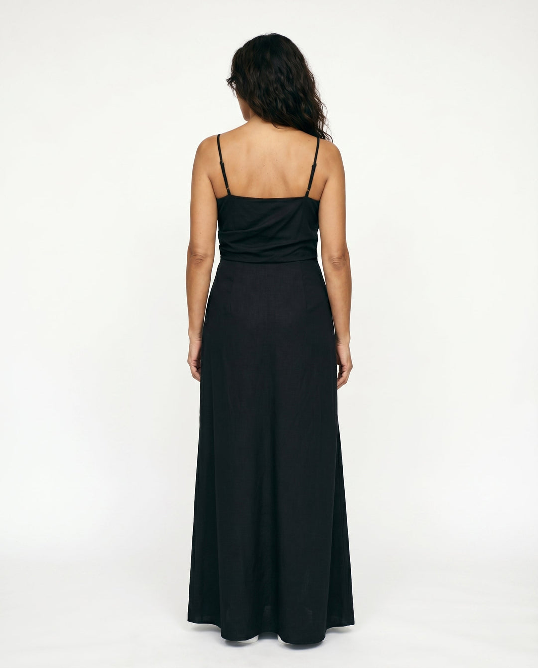 Elegant Ombre Satin Bridesmaid Dress for Women with Plus Size Flowy Wedding Style