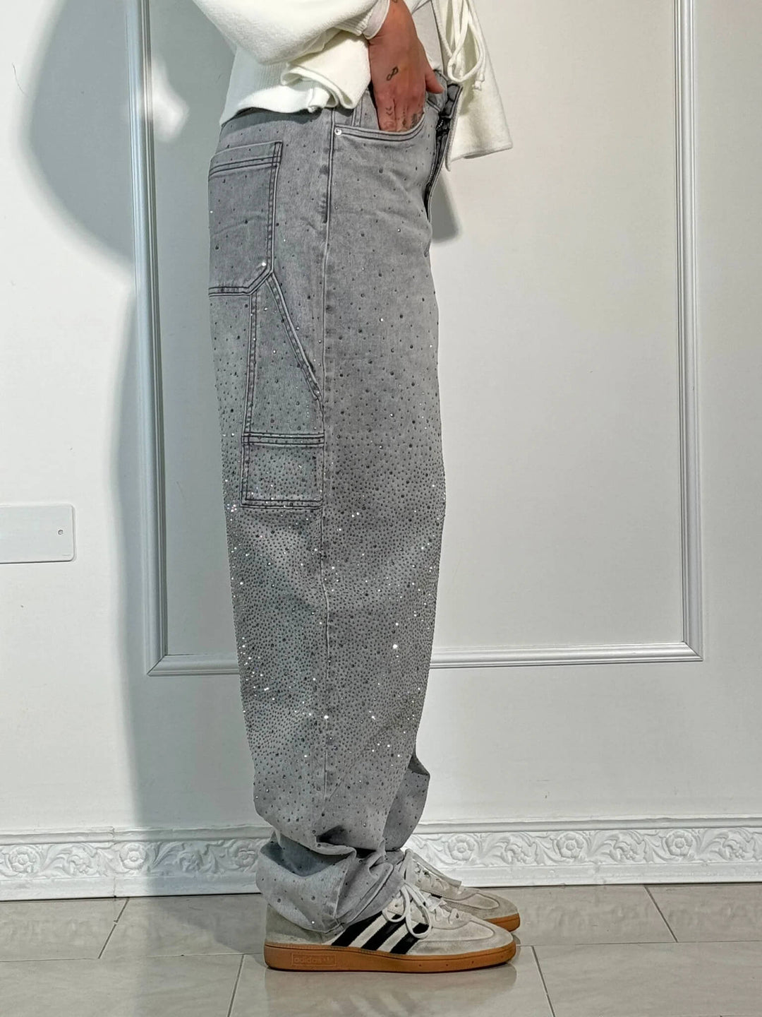 Galilea | Women's Denim Wide Leg Pockets Casual Relaxed Jeans