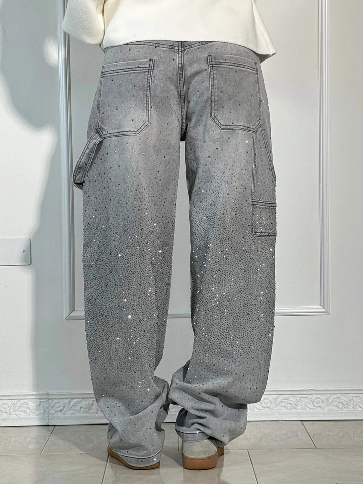 Galilea | Women's Denim Wide Leg Pockets Casual Relaxed Jeans