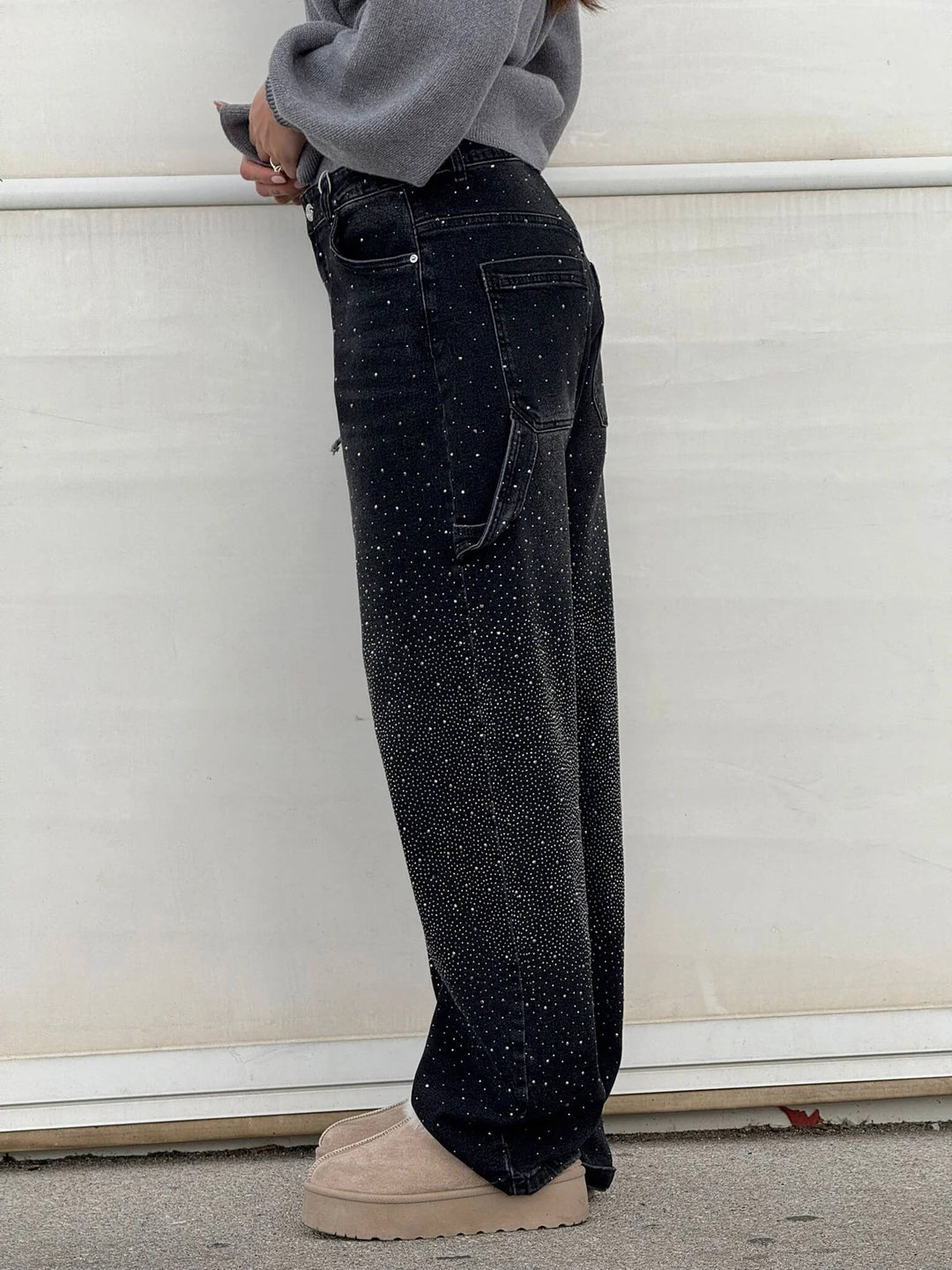 Galilea | Women's Denim Wide Leg Pockets Casual Relaxed Jeans