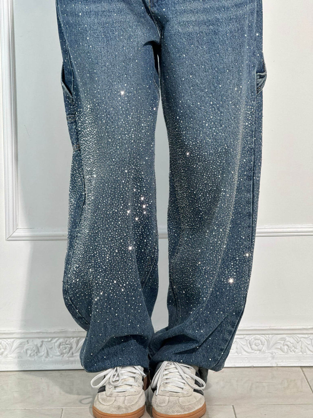 Galilea | Women's Denim Wide Leg Pockets Casual Relaxed Jeans