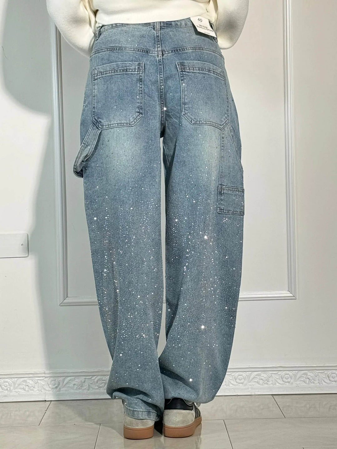 Galilea | Women's Denim Wide Leg Pockets Casual Relaxed Jeans