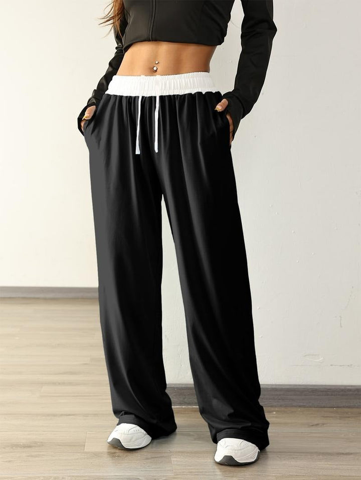 Boudica | Women Fleece Wide Leg Sweatpants