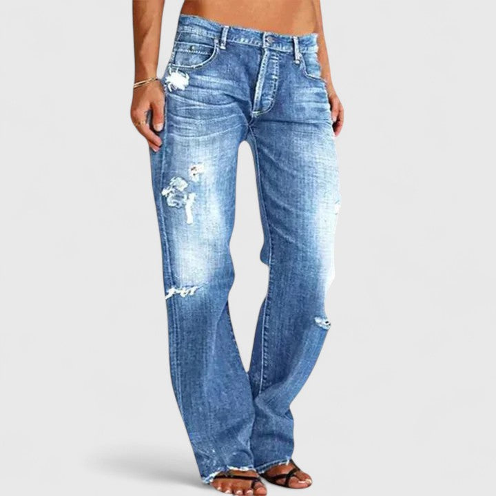 Nova | Women's Denim Wide Leg Casual Relaxed Jeans