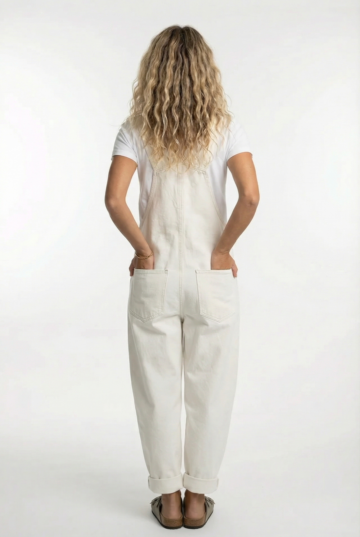 Paula | Women's Denim Pockets Casual Adjustable Strap Overalls
