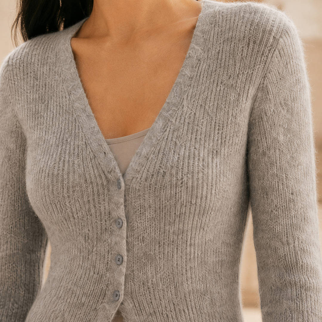 Valda | Women Longline Button Cardigan