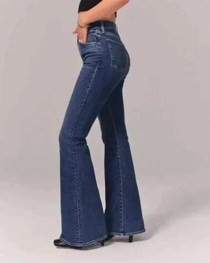 Loretta | Women's Denim Flare Casual Vintage Relaxed Jeans