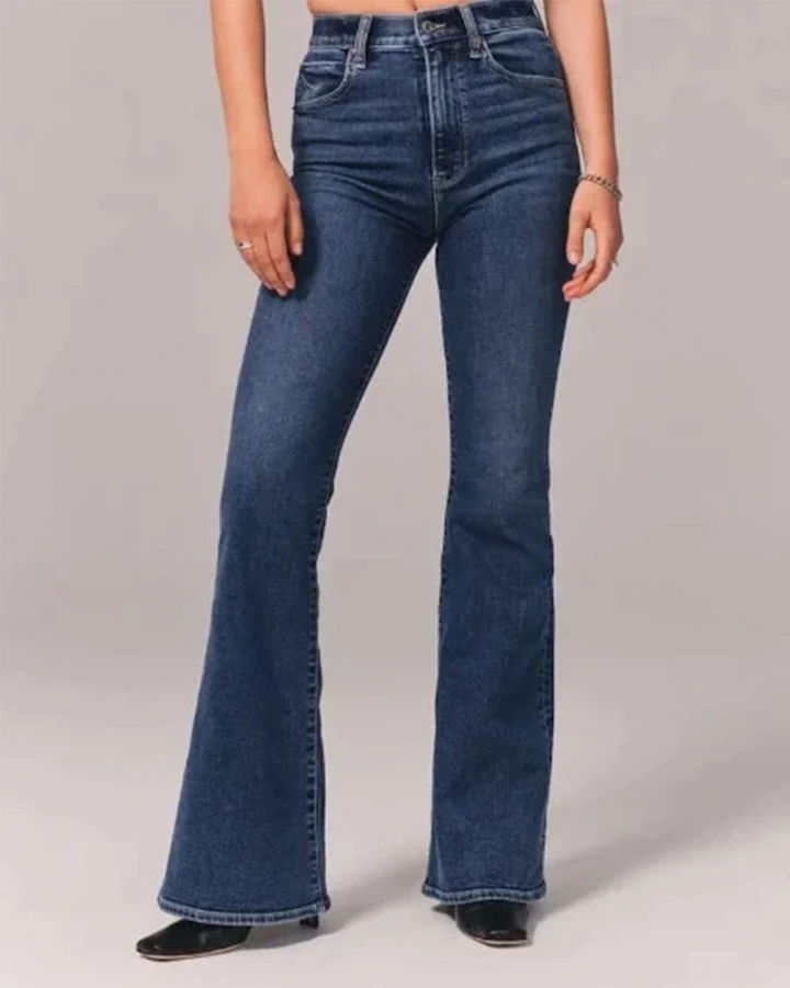 Loretta | Women's Denim Flare Casual Vintage Relaxed Jeans