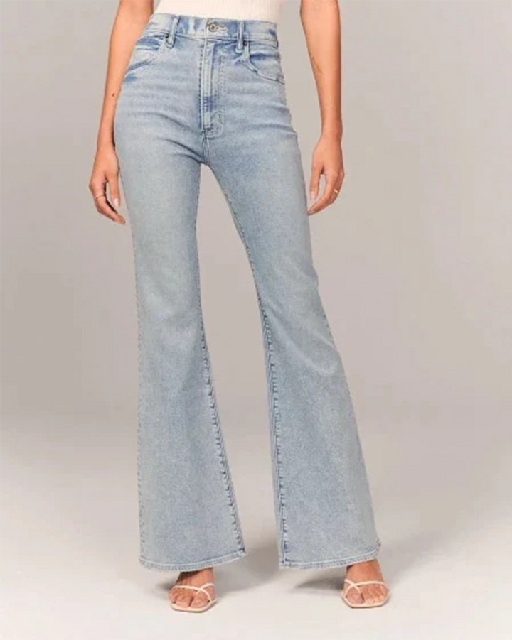 Loretta | Women's Denim Flare Casual Vintage Relaxed Jeans