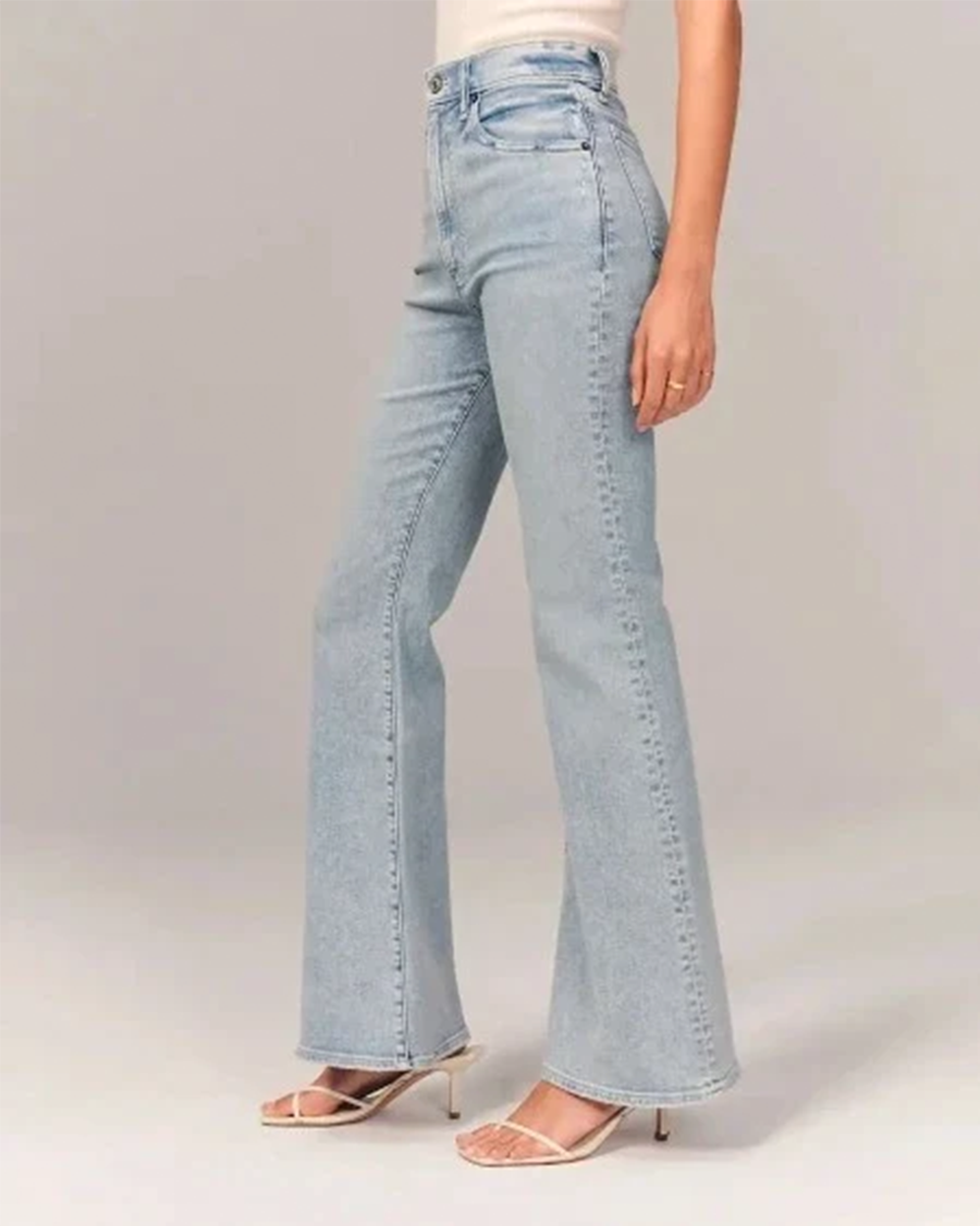 Loretta | Women's Denim Flare Casual Vintage Relaxed Jeans