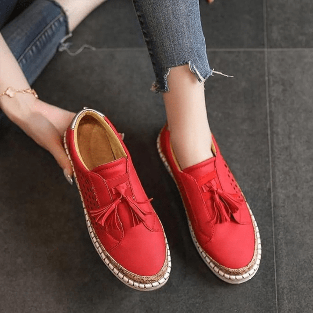 Peony | Women Tassel Slip On Sneakers