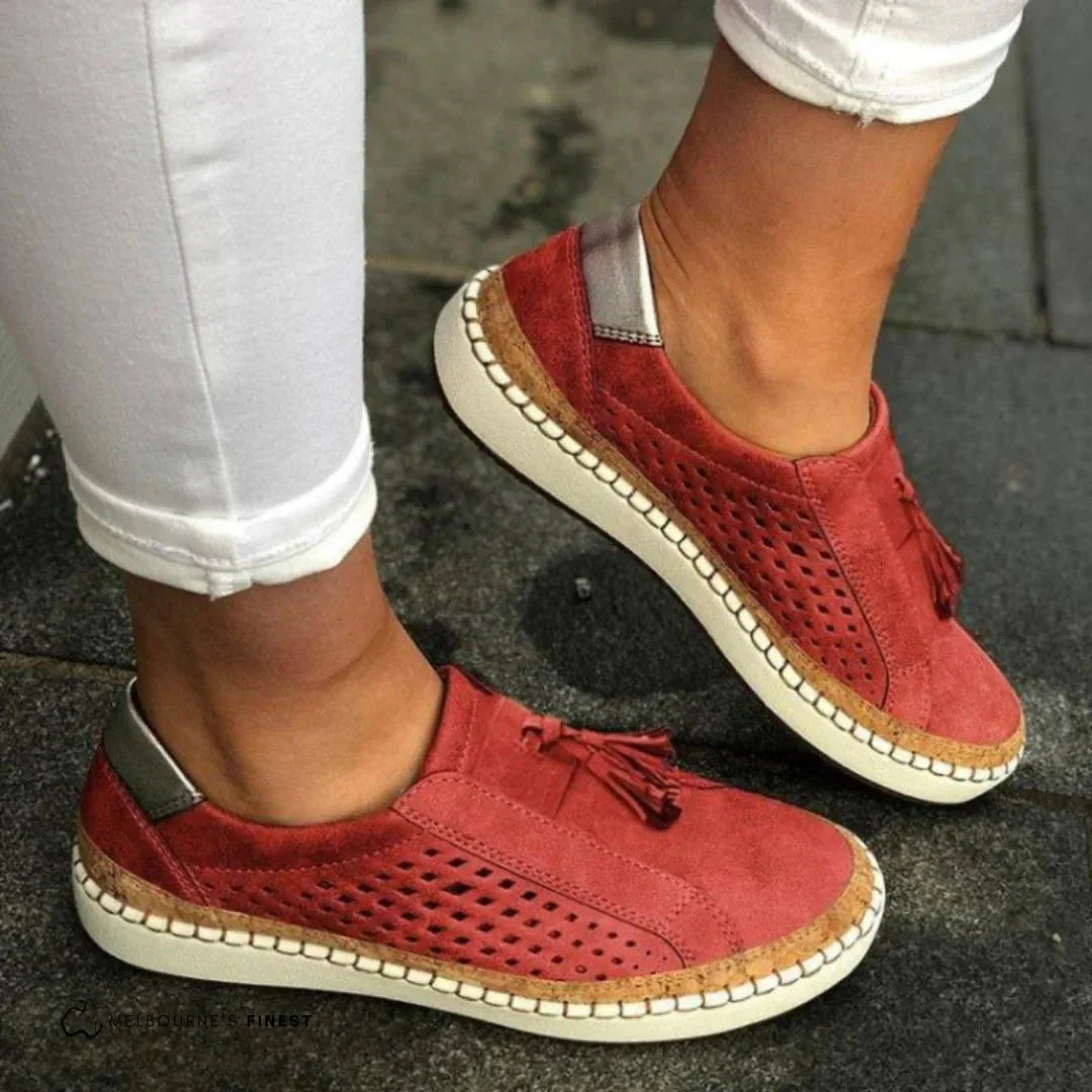 Peony | Women Tassel Slip On Sneakers