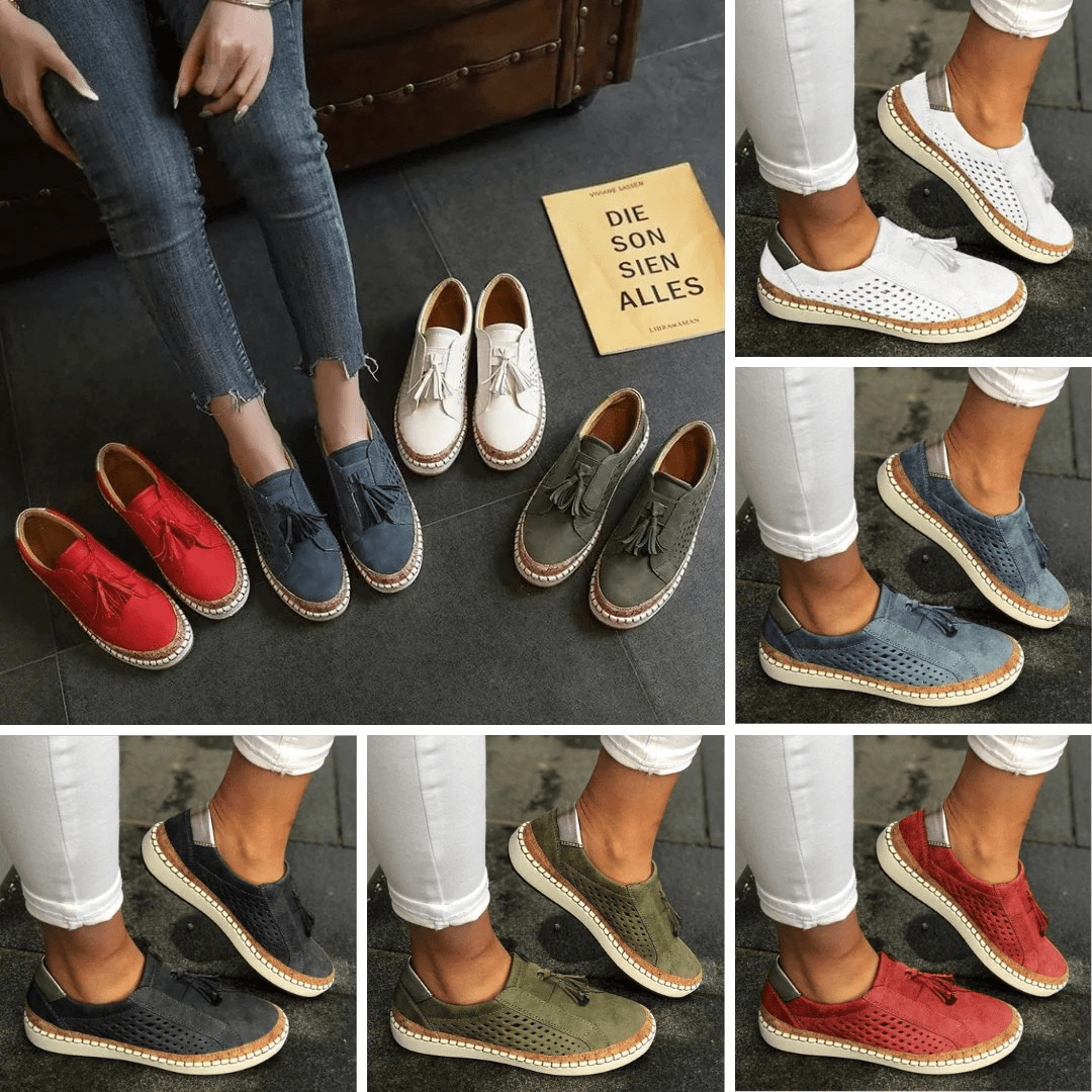 Peony | Women Tassel Slip On Sneakers