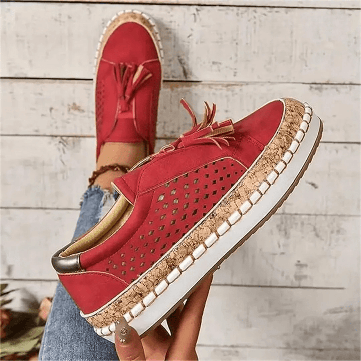 Peony | Women Tassel Slip On Sneakers