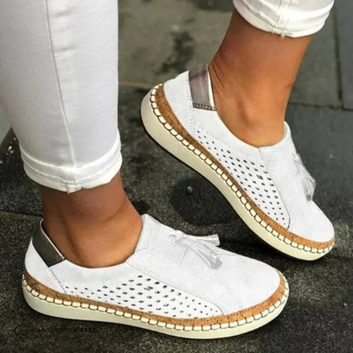 Peony | Women Tassel Slip On Sneakers