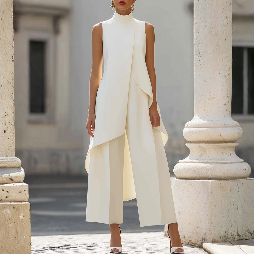 Rhea | Women Drop Waist Wide Leg Jumpsuit