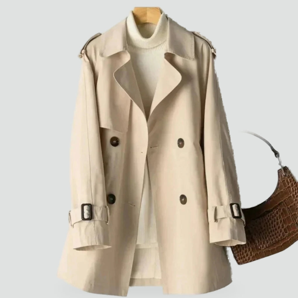 Zephyrine | Women Classic Double Breasted Trench Coat