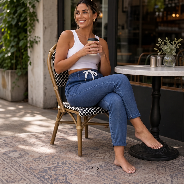 Artemisia | Women Denim Cargo Camo Pants