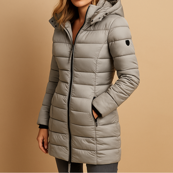 Deirdre | Women Hooded Nylon Puffer Jacket