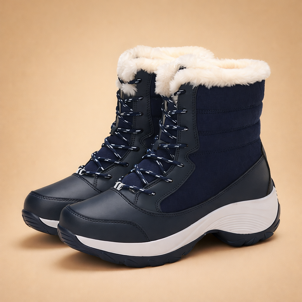Brigid | Women Fleece Lace Up Hiking Boots