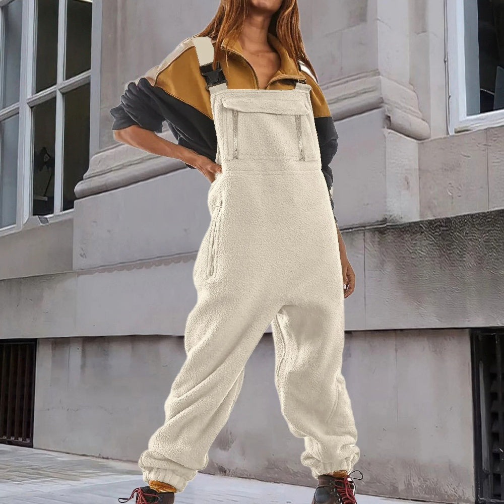 Urania | Women Fleece Overall Jumpsuit