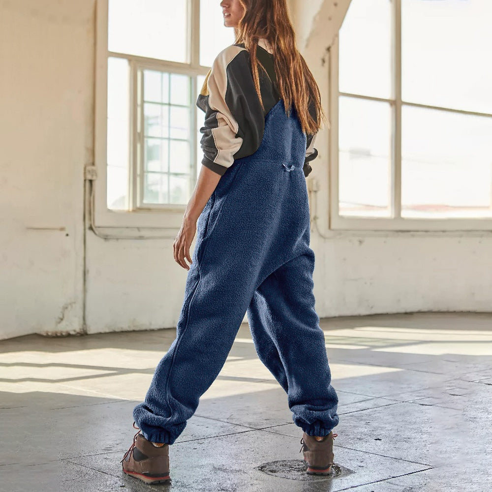 Urania | Women Fleece Overall Jumpsuit