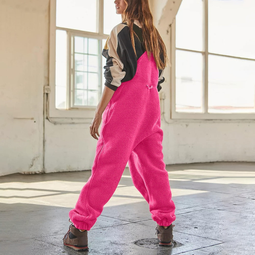 Urania | Women Fleece Overall Jumpsuit