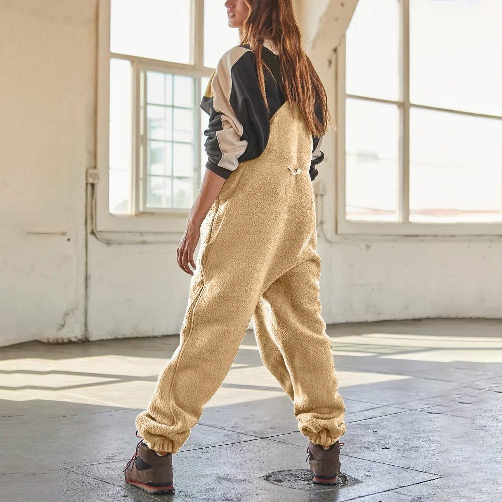 Urania | Women Fleece Overall Jumpsuit