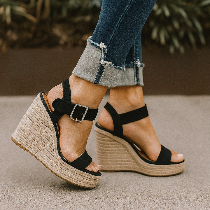 Anouk | Women's Espadrille Ankle Strap Platform Sandals