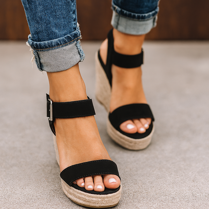 Anouk | Women's Espadrille Ankle Strap Platform Sandals